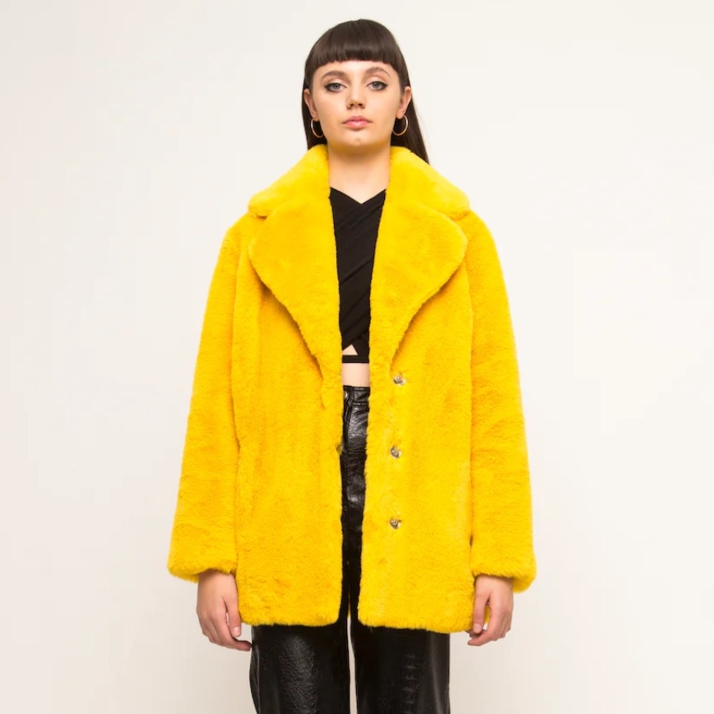 Girlfriend Material Yellow Coat Dolls Kill